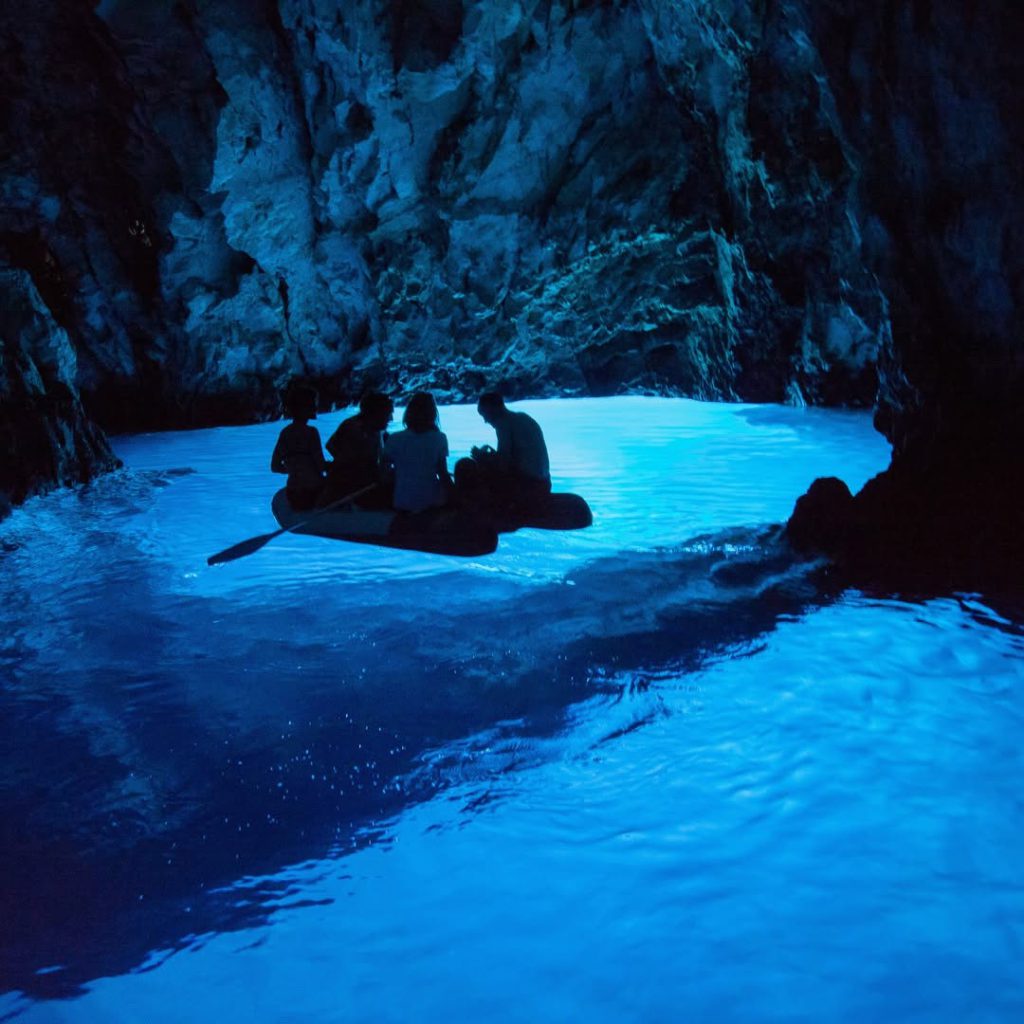 Blue cave Split Croatia